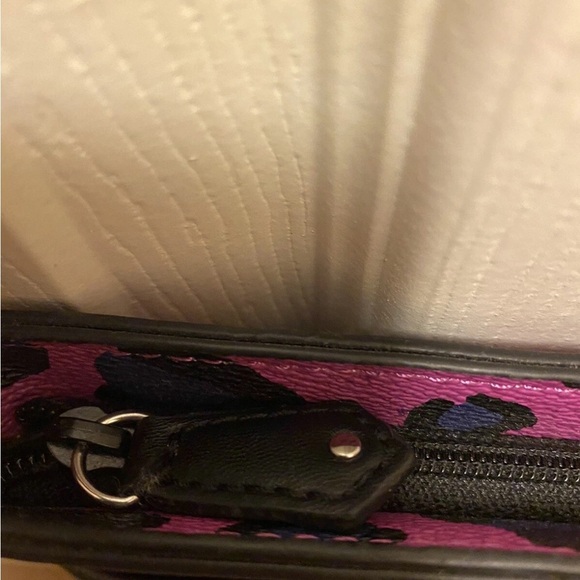 Vera Bradley Purple and Black Leopard Print Women's Crossbody Bag - Picture 4 of 15